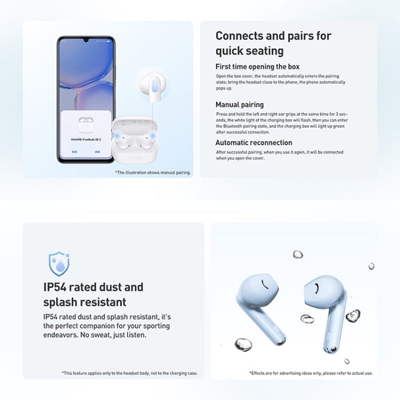 Original Huawei FreeBuds SE 2 Bluetooth 5.3 Wireless Earphone(Blue)