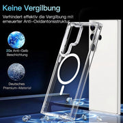 For Samsung Galaxy S24 Ulltra 5G MagSafe Magnetic Clear Phone Case(Blue)