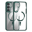 For Samsung Galaxy S24 5G MagSafe Anti-fingerprint Highly Transparent PC Phone Case(Green) - Galaxy S24 5G Cases by PMC TechLife | Online Shopping South Africa | PMC TechLife
