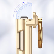 For OPPO Find N3 Flip GKK Integrated Magnetic Hinged Flip Case with Ring Holder(Gold)