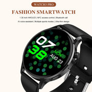 Watch3 Pro 1.3 inch AMOLED Screen Wireless Charging Smart Watch, Supports BT Call / NFC(Champagne)