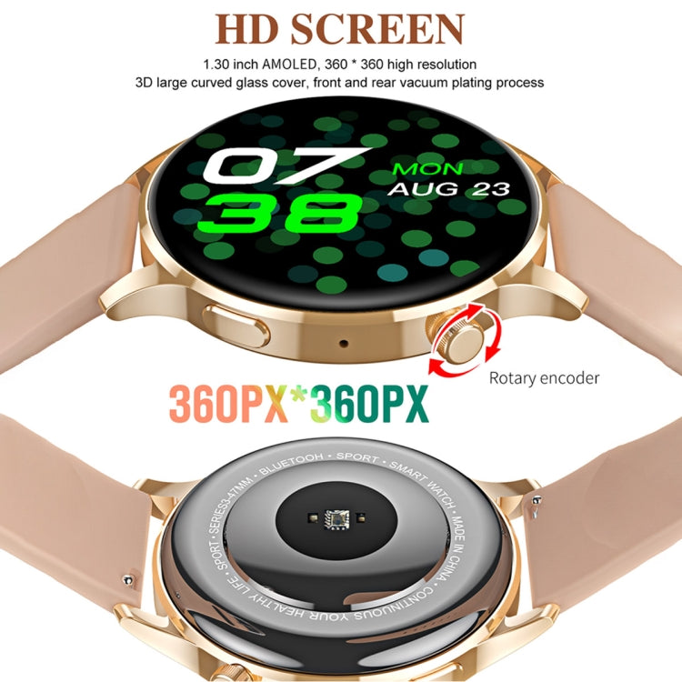 Watch3 Pro 1.3 inch AMOLED Screen Wireless Charging Smart Watch, Supports BT Call / NFC(Black)