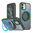 For iPhone 11 360-degree Rotating MagSafe Magnetic Holder Phone Case(Green) - iPhone 11 Cases by PMC TechLife | Online Shopping South Africa | PMC TechLife | Buy Now Pay Later Mobicred