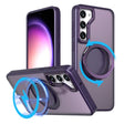 For Samsung Galaxy S24+ 5G 360-degree Rotating MagSafe Magnetic Holder Phone Case(Purple) - free shipping - PMC TechLife - Order now!