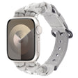 For Apple Watch Series 8 41mm Paracord Genuine Leather Watch Band(Grey) - Watch Bands by PMC TechLife | Online Shopping South Africa | PMC TechLife | Buy Now Pay Later Mobicred