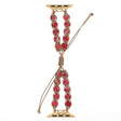 For Apple Watch 42mm Heart Stones Drawstring Chain Watch Band(Red) - free shipping - PMC TechLife - Order now!