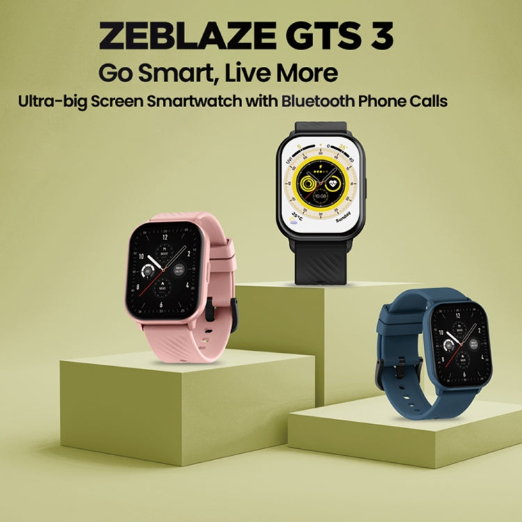 Zeblaze GTS 3 2.03 inch IP68 Water-resistant Smart Bluetooth Call Watch(Blue)