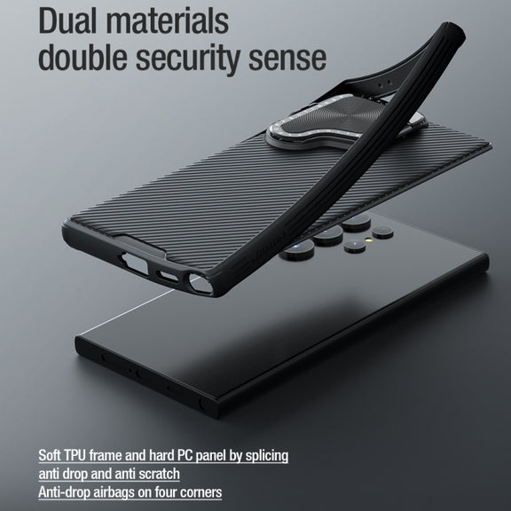 For Samsung Galaxy S24 Ultra 5G NILLKIN CamShield Prop PC Phone Case(Black)
