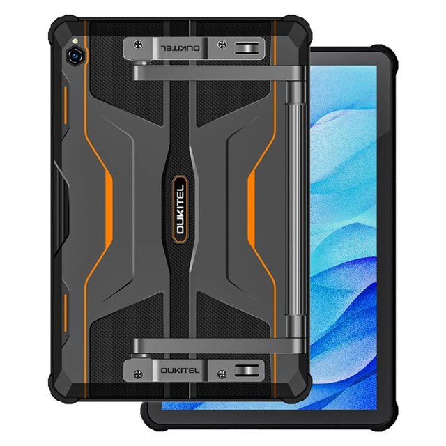 OUKITEL RT6 4G Network IP68/IP69K Rugged Tablet, 8GB+256GB, 10.1 inch Android 13 MediaTek MT8788 Octa Core Support Dual SIM, EU Plug(Orange)
