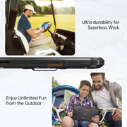 OUKITEL RT6 4G Network IP68/IP69K Rugged Tablet, 8GB+256GB, 10.1 inch Android 13 MediaTek MT8788 Octa Core Support Dual SIM, EU Plug(Black)