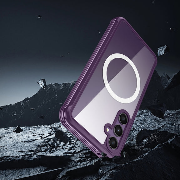For Samsung Galaxy S23 FE 5G RedPepper Life Water-resistant MagSafe Phone Case(Purple)