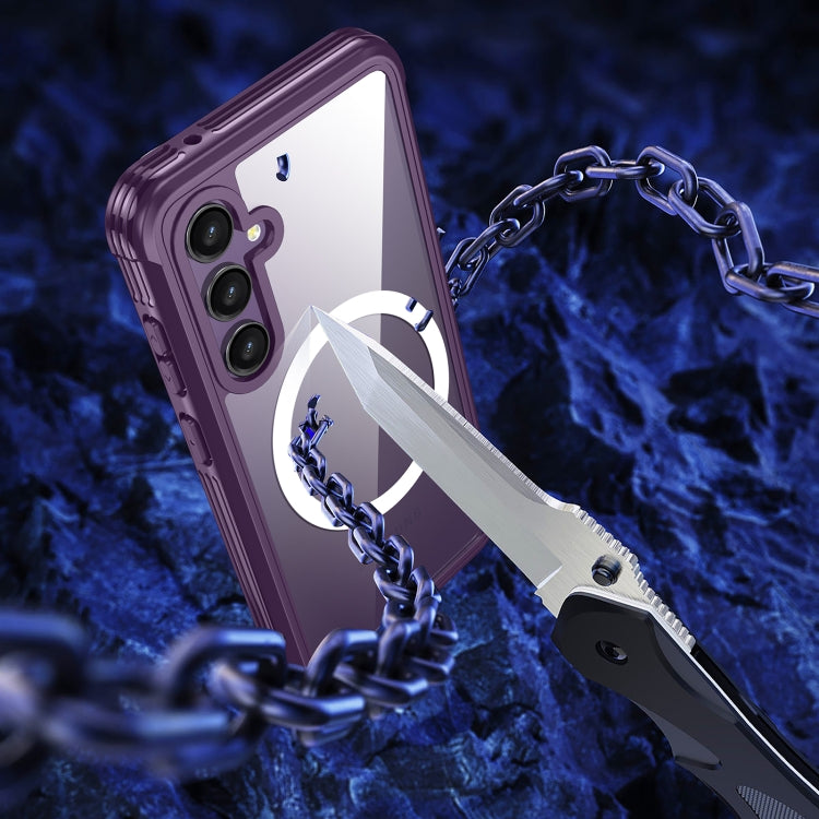 For Samsung Galaxy S23 FE 5G RedPepper Life Water-resistant MagSafe Phone Case(Purple)