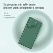 For Samsung Galaxy S24 Ultra 5G NILLKIN CamShield Prop Liquid Silicone Phone Case(Black)
