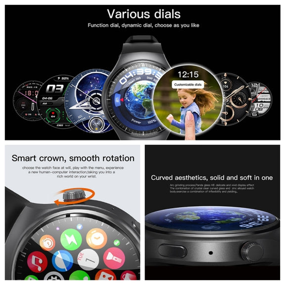UNIWA DM80 1.43 inch IP67 Water-resistant Android 8.1 Smart Watch Support 4G Network / WiFi / GPS / NFC(Red)