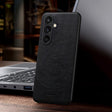 For Samsung Galaxy S24 5G SULADA Stitching Leather MagSafe Magnetic Phone Case(Black) - Galaxy S24 5G Cases by SULADA | Online Shopping South Africa | PMC TechLife