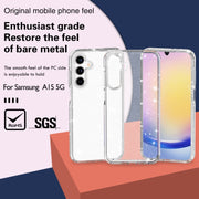 For Samsung Galaxy A15 5G Terminator Style Glitter Powder Shockproof Phone Case(White)