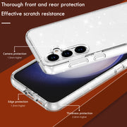 For Samsung Galaxy S23 FE 5G Terminator Style Shockproof Phone Case(White)