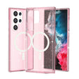 For Samsung Galaxy S24 Ultra 5G Terminator Style Glitter Powder MagSafe Magnetic Phone Case(Pink) - Galaxy S24 Ultra 5G Cases by PMC TechLife | Online Shopping South Africa | PMC TechLife