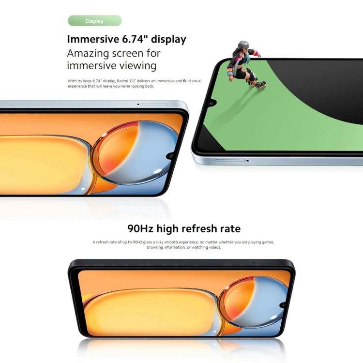 Xiaomi Redmi 13C 5G, 6GB+128GB,  6.74 inch MIUI 14 MediaTek Dimensity 6100+ Octa Core 2.2GHz, NFC, Network: 5G, Not Support Google Play(Startrail Silver)
