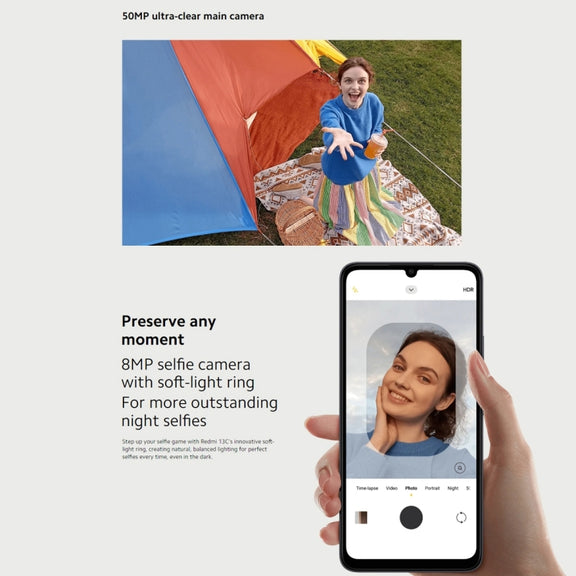 Xiaomi Redmi 13C 5G, 4GB+128GB,  6.74 inch MIUI 14 MediaTek Dimensity 6100+ Octa Core 2.2GHz, NFC, Network: 5G, Not Support Google Play(Startrail Silver)