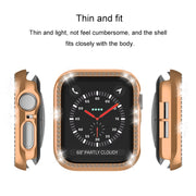 For Apple Watch Series 3 / 2 / 1 42mm Plating Row Diamond Hollow PC Watch Case(Silver)