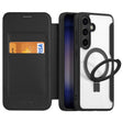 For Samsung Galaxy S24+ 5G DUX DUCIS Skin X Pro Series Magsafe Ring Holder Leather Phone Case(Black) - Galaxy S24+ 5G Cases by DUX DUCIS | Online Shopping South Africa | PMC TechLife | Buy Now Pay Later Mobicred