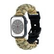 For Apple Watch SE 44mm Dual-layer Braided Paracord Buckle Watch Band(Khaki Army Green) - free shipping - PMC TechLife - Order now!