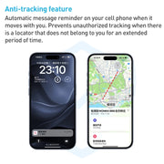 MOMAX PINCARD BR8 Card Wireless Charging Positioning Anti-lost Device(Black)