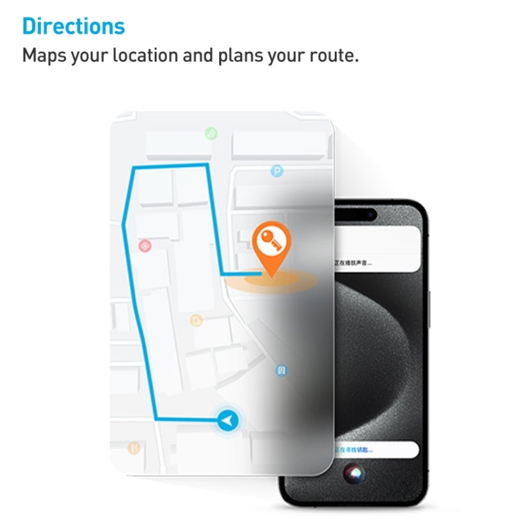 MOMAX PINCARD BR8 Card Wireless Charging Positioning Anti-lost Device(Black)