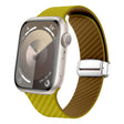 For Apple Watch 38mm Carbon Fiber Magnetic Silver Buckle Watch Band(Olive Brown) - free shipping - PMC TechLife - Order now!