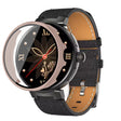 For Aigo GTV2 PC + Tempered Film Integrated Watch Protective Case(Pink) - Watch Case by PMC TechLife | Online Shopping South Africa | PMC TechLife | Buy Now Pay Later Mobicred
