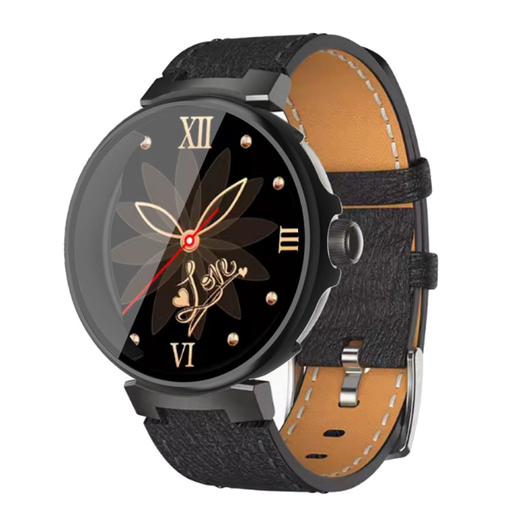 For Aigo GTV2 PC + Tempered Film Integrated Watch Protective Case(Black)
