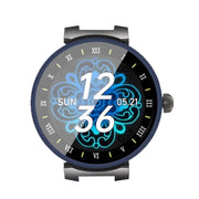For Aigo GTV2 PC + Tempered Film Integrated Watch Protective Case(Midnight Blue)