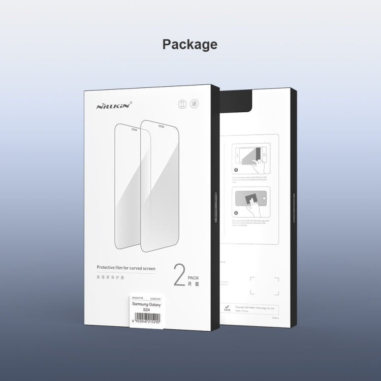 For Samsung Galaxy S24 5G NILLKIN Impact Resistant Curved Tempered Glass Film