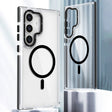 For Samsung Galaxy S24 5G Dual-Color Clear Acrylic Hybrid TPU MagSafe Phone Case(Black) - Galaxy S24 5G Cases by PMC TechLife | Online Shopping South Africa | PMC TechLife | Buy Now Pay Later Mobicred