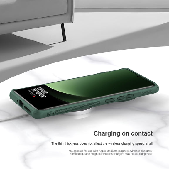 For Xiaomi 14 Ultra NILLKIN Super Frosted Shield Pro MagSafe Magnetic Phone Case(Black)