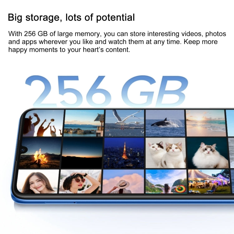 HUAWEI Enjoy 70z, 8GB+128GB, Side Fingerprint Identification, 6.75 inch HarmonyOS 4.0 Octa Core 2.4GHz, Network: 4G, Not Support Google Play(White)