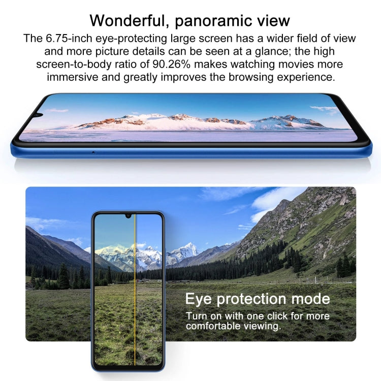 HUAWEI Enjoy 70z, 8GB+128GB, Side Fingerprint Identification, 6.75 inch HarmonyOS 4.0 Octa Core 2.4GHz, Network: 4G, Not Support Google Play(Black)