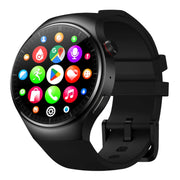 Zeblaze Thor Ultra 1.43 inch AMOLED Screen Android Smart Watch, Silicone Strap(Black)