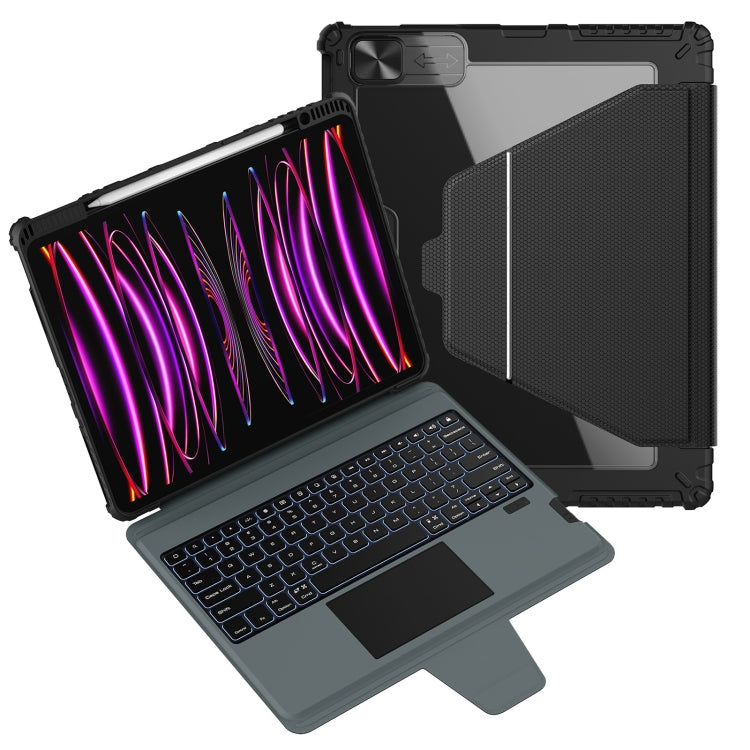 For iPad Pro 12.9 2020/2021/2022 Nillkin Backlit Version Bumper Link Keyboard Case