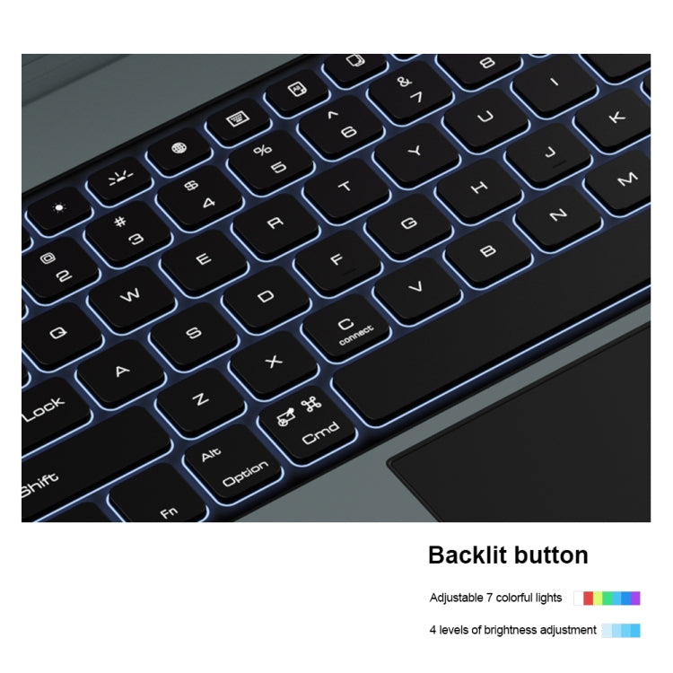 For iPad Pro 12.9 2020/2021/2022 Nillkin Backlit Version Bumper Link Keyboard Case