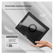 For iPad Pro 12.9 2020/2021/2022 Nillkin Backlit Version Bumper Link Keyboard Case