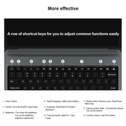 For iPad Pro 12.9 2020/2021/2022 Nillkin Backlit Version Bumper Link Keyboard Case