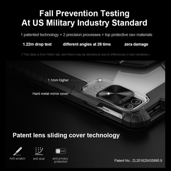 For iPad Air 2020/2022 / Pro 11 2022 Nillkin Backlit Version Bumper Link Keyboard Case