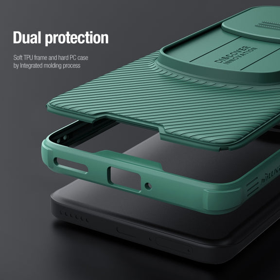 For Honor Magic6 Pro NILLKIN Black Mirror Pro Series Camshield PC Phone Case(Blue)