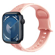 For Apple Watch 42mm Butterfly Flower Embossed Silicone Watch Band(Retro Rose) - Watch Bands by PMC TechLife | Online Shopping South Africa | PMC TechLife