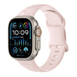 For Apple Watch Ultra 49mm Rose Embossed Silicone Watch Band(Pink) - Watch Bands by PMC TechLife | Online Shopping South Africa | PMC TechLife
