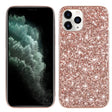 For iPhone 12 mini Glitter Powder Shockproof TPU Protective Case(Rose Gold) - free shipping - PMC TechLife - Order now!