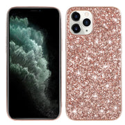 For iPhone 12 mini Glitter Powder Shockproof TPU Protective Case(Rose Gold)