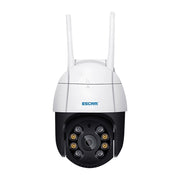 ESCAM QF518 5MP Smart WiFi IP Camera, Support AI Humanoid Detection / Auto Tracking / Dual Light Night Vision / Cloud Storage / Two Way Audio / TF Card, Plug:US Plug(White)